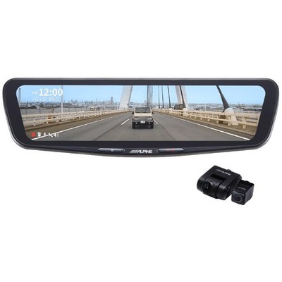 Alpine Dvr-Dm1200A2-Oc 12-Inch Digital Mirror With Dashcam (External Rear Camer_