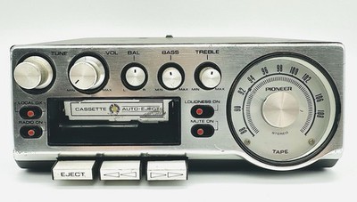 VTG Pioneer KP-500 Tuner Cassette Player Car Stereo 1970s UNTESTED Parts/Repair