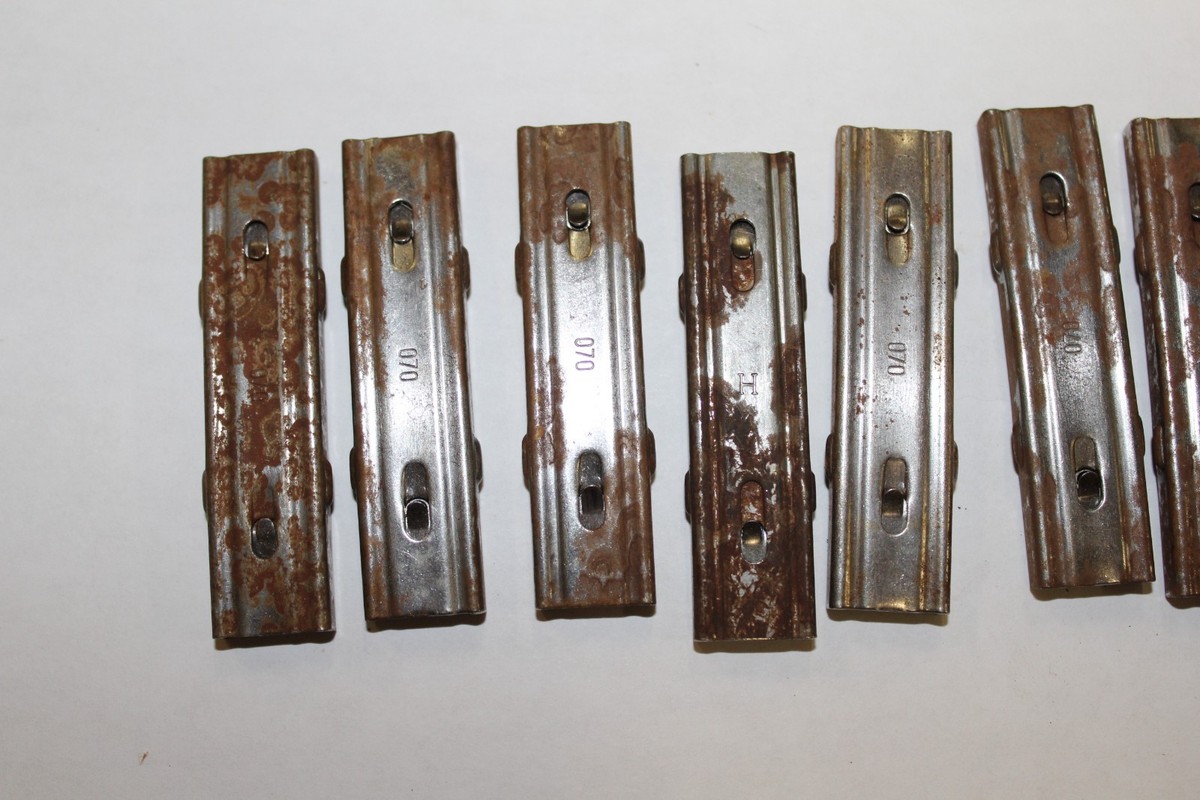 30-06 Stripper Clips will fit 1903 or 1917 Lot of 10 Moderate Rust