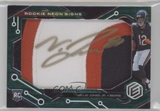 2022 Elements Rookie Neon Material Signs Prime 24/25 Velus Jones Jr Auto g1z