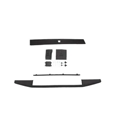 Fit For 2015-2020 Ford F150 Tailgate Molding Cap w/Flexible Flex Integrated Step