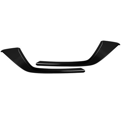 For Mazda CX-5 2022-2023 Glossy Black Front Grille Side Molding Cover Trim