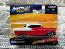Adventure Force 1955 Chevrolet Bel Air Die-Cast Vehicle Red/White