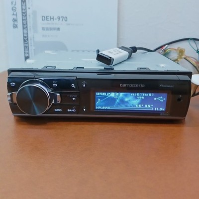 Pioneer Carrozzeria DEH-970 1DIN Car Audio CD USB Bluetooth DSP