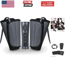 Leg Massager for Circulation and Pain Relief, Air Compression Calf Massager w...