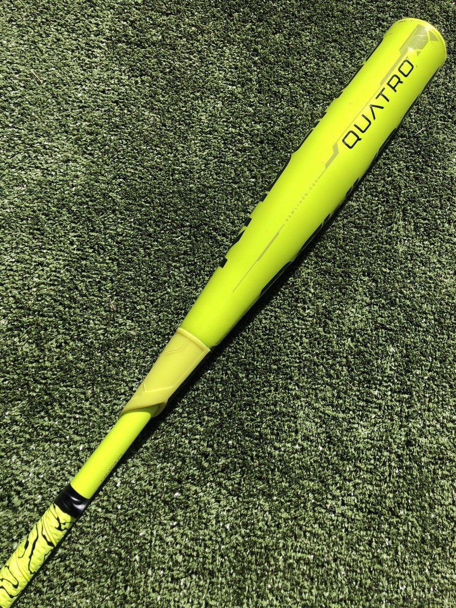 Rawlings QuatroPro 31inch 　（黄クア） 🔥NEW GRIP🔥 2017 Rawlings Quatro Glowstick 32/29 (-3) BBCOR
