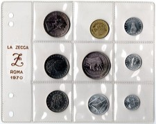 Blister Fior di conio monete commemorative del Centenario dell,Unità d'Italia