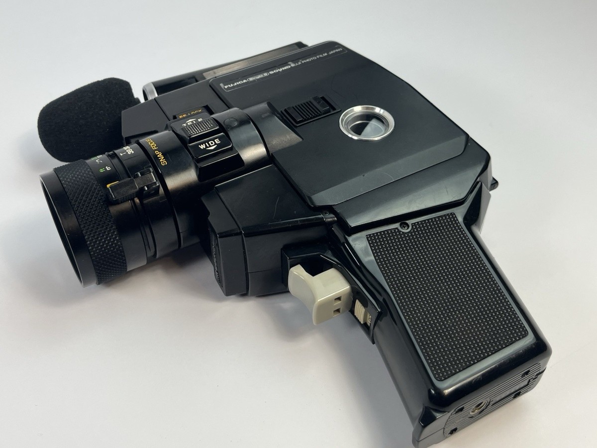 UNTESTED Fujica P500 Single 8 Sound Video Camera Black | eBay