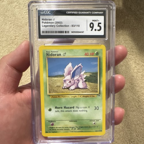 Nidoran ♂ graded CGC 9.5 for sale on eBay