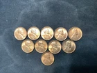 United States 1954D Lincoln Cent ***Dealer Lot*** Red UNC 10 Coin Lot. 11433