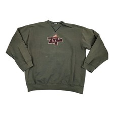 VTG 90s Looney Tunes Taz Sweatshirt Green Men  s L Distressed Grunge