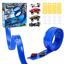 260Pcs Flexible Race Track Set DIY Building Toys With Cars Vehicles