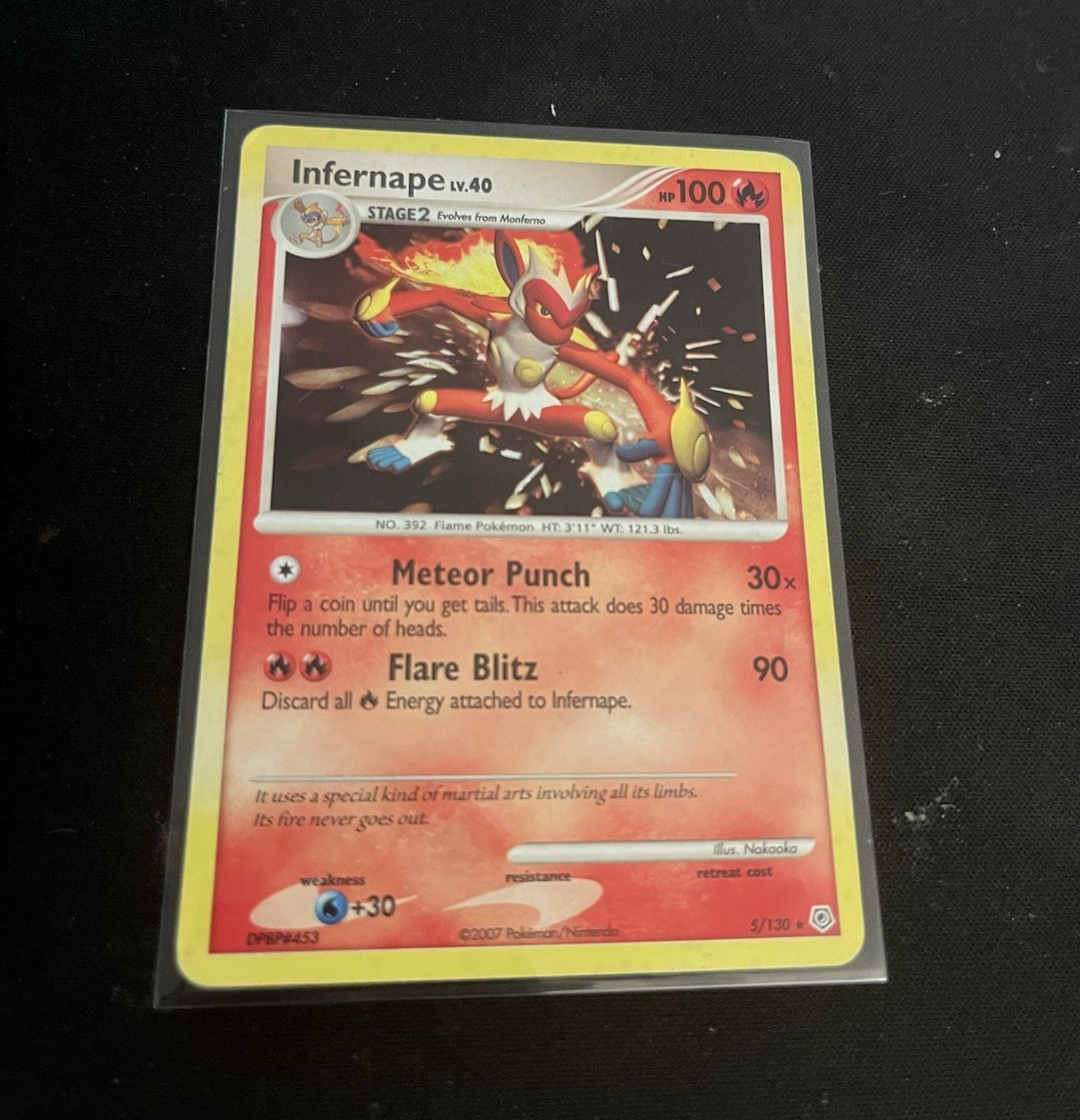 The Pokémon Company Infernape 5/130 Diamond & Pearl Holo Rare 100HP Eng