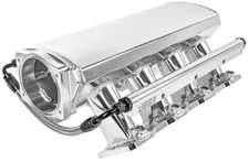 Jegs 513062 Fabricated Polished Aluminum Intake Manifold For Gm Ls1 Ls2 Ls6