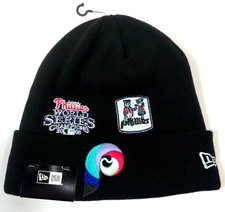Philadelphia Phillies MLB NE Polar Lights Cuffed Knit  Hat~ Black