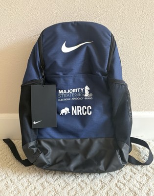 Blue Nike Slim Backpack NRCC Majority Strategies Elections Advocacy Brand NWT