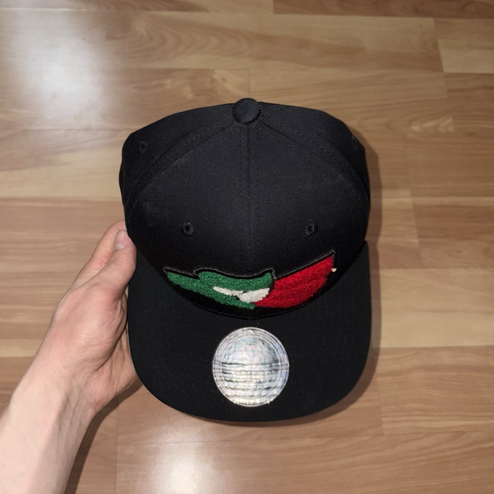 Top Level Mexico Eagle Chenille Patch Snapback Ha… - image 3