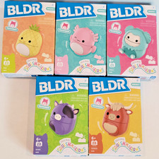 BLDR Squishmallows Set Series 1 Lot Of 5 Marshal Ingred, Joelle, Archie,  Maui