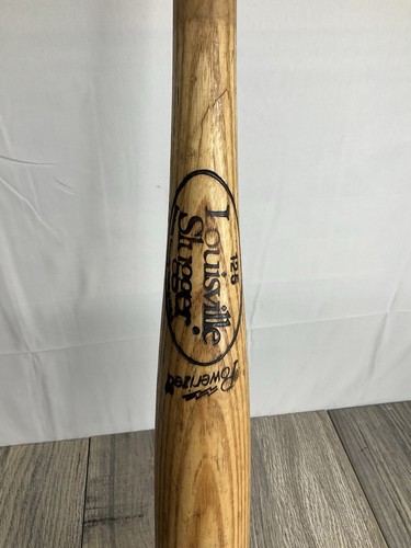 Louisville Slugger 125 Mazza da Baseball in Legno C243 Pro Stock Powerizzata - Crepata - Foto 2 di 8