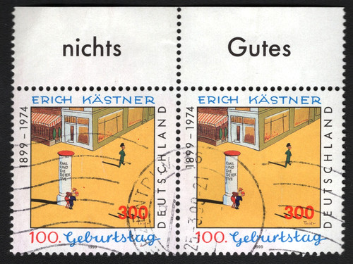 Germany, Federal Republic - Birth Centenary of Erich Kastner (1899-1974) - 1999