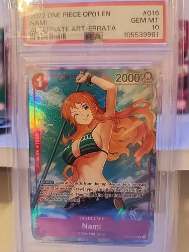 PSA 10 Nami (Parallel) OP01-016 Romance Dawn Foil