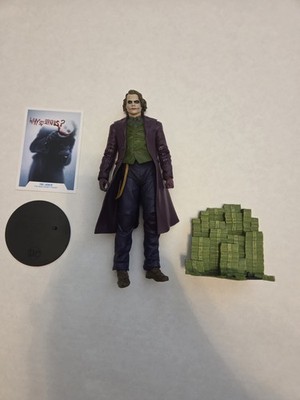 Mcfarlane Dark Knight Trilogy Joker Bane BAF DC Multiverse USED 7'' Action Figure