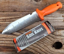 A.M. Leonard Deluxe4752 Soil Knife - Hori Hori Gardening Tool Made In Italy