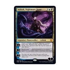 WotC MtG Theros Beyond Death Ashiok, Nightmare Muse (MR) (Foil) NM