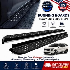 2pcs Aluminum Running Boards Side Step Bars Fits For Kia Carnival 2021-2026 2pcs Aluminum Running Boards Side Step Bars Fits For Kia Carnival 2021-2026