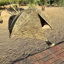 LiteFighter 1-Person Combat Tent - US Army Issue OCP Camouflage -2