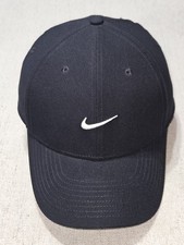 NWOT Nike Club Cap Golf Hat Dri-Fit Adult M/L Adjustable Black/White FV5563-010