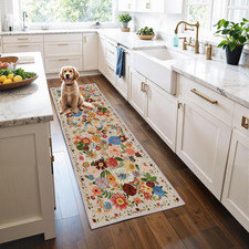 Runner Rug 2x6, Kitchen Rug Non Slip Washable Rugs with Rubber Backing Soft Flor