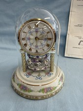 Franklin Mint the Carousel Anniversary Clock Porcelain, Germany, Dentzel