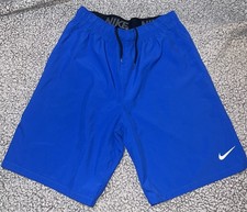 Nike Dri-FIT 8" Athletic Training Shorts Blue Men's Size Small