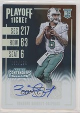 2016 Panini Contenders Playoff Ticket 50/199 Brandon Doughty #162 Auto 2r8