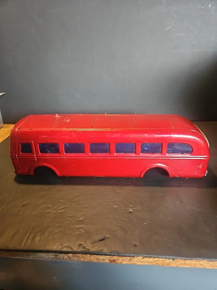 Autobús Radicón Rojo Juguetes Modernos Años 50 De Colección Funciona con Pilas Leer Descripción Foto 3 de 4