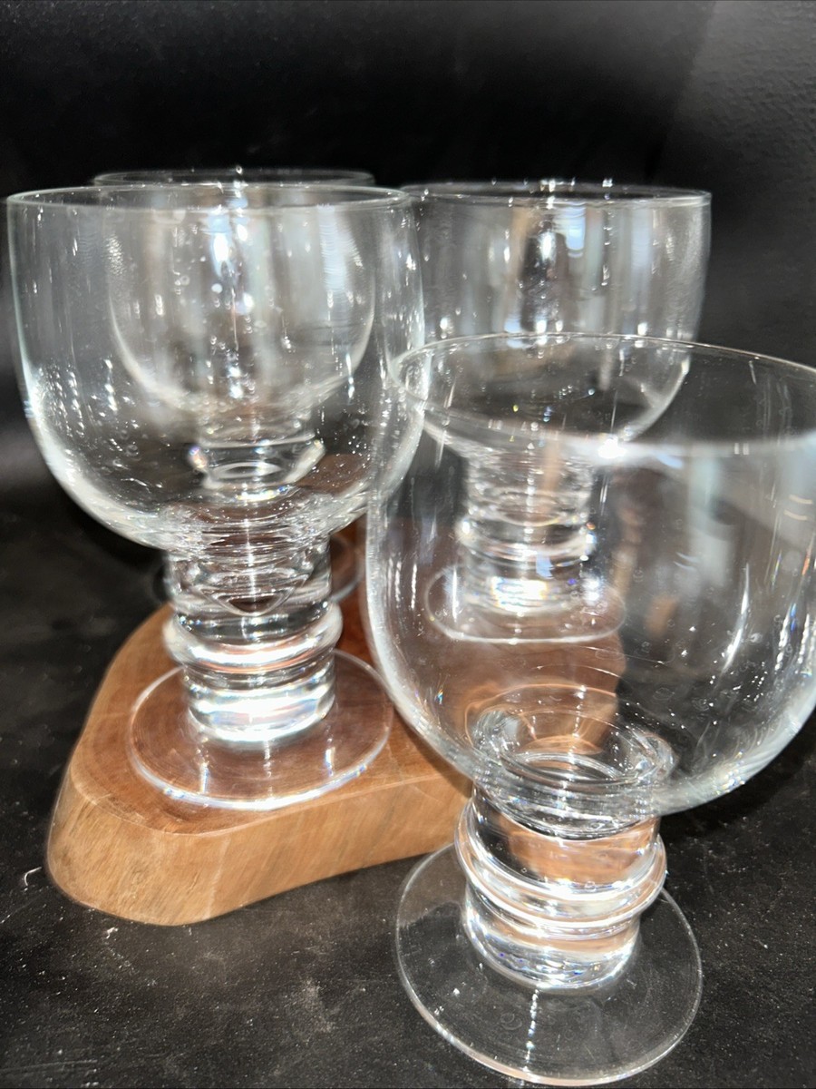 SET OF 4 MC HERTTUA Wine GLASSES DESIGNER HEIKKI ORVOLA 1960s Beautiful!  Rare | eBay