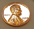 1958 Choice /Gem Proof  Lincoln Wheat Cent EYE CANDY Blazing Red Beauty #611 ~ 7