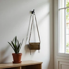 Hobo International Original Mission Crossbody Bag Tan Leather Handbag