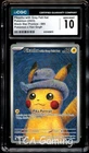 CGC 10 GEM MINT Pikachu with Grey Felt Hat 085 SVP Promo SVP085 Pokemon Card 013