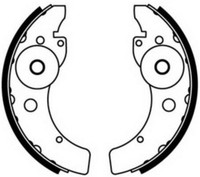 ABE C00100ABE Bremsbackensatz FüR Aixam Ligier