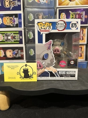 Funko Pop Demon Slayer - Inosuke (875) Flocked / Chalice Collectibles Exclusive