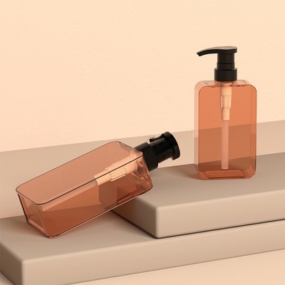 200/300ml Square Clear Bottle Liquid Soap Whipped Mousse Points Bottling Shampoo
