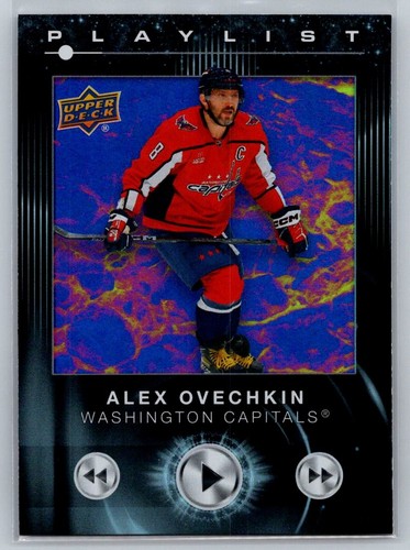 2024-25 Upper Deck #PL-12 Alex Ovechkin lista de reproducción Black Washington Capitals - Imagen 1 de 2