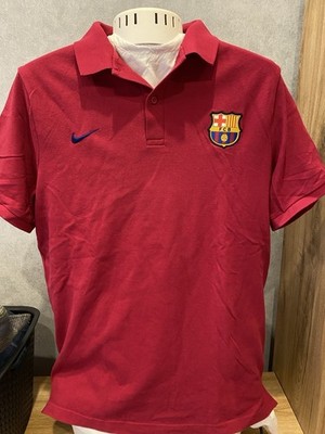 Herren Poloshirt Nike Rot FC Barcelona Gr.L
