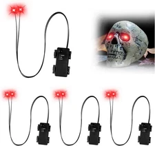 4 Pack Halloween LED Glowing Eyes, LED Light up Eyes Halloween Decorations, Wate