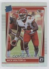 2021 Panini Donruss Optic Rated Rookie Holo Prizm Nick Bolton #275 0fx6
