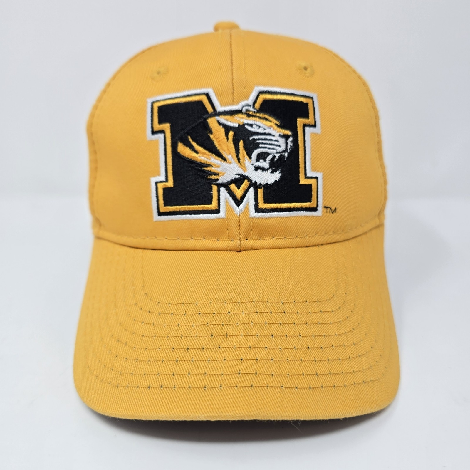 Missouri Tigers MIZZOU Hat Men OS Yellow Snapback Cap NCAA Logo