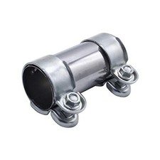 Universal Exhaust Clamp Pipe Connector Double Clamp Ø 50 x 125 mm 