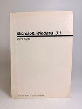 Rare Vintage 1991 Microsoft Windows Version 3.1 User  s Guide